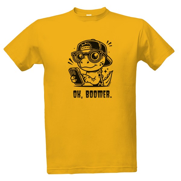 Tričko s potiskem OK, boomer