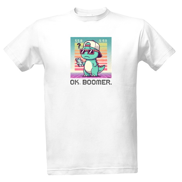 Tričko s potiskem OK, boomer