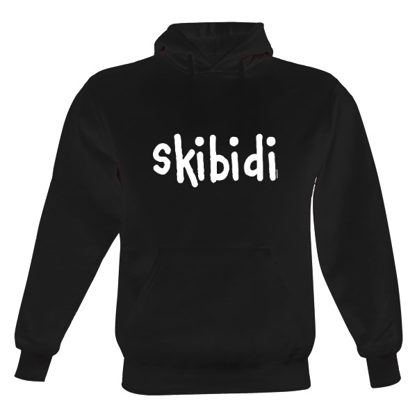 Pánská mikina s kapucí Just Hoods s potiskem Skibidi